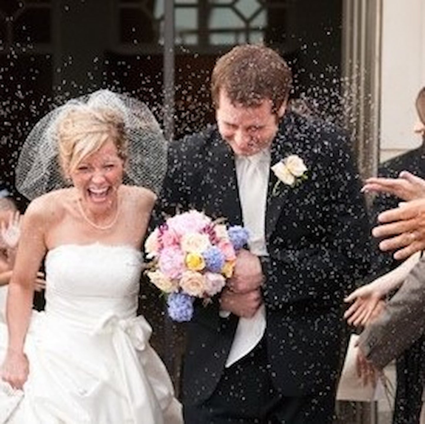 Fragrant Purple Wedding Toss