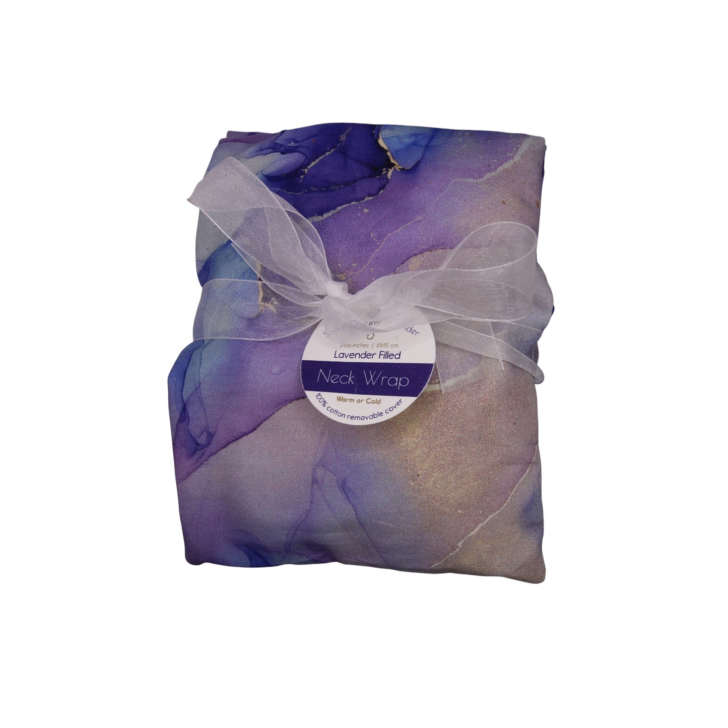Lavender Filled Neck Wrap Purple Geode