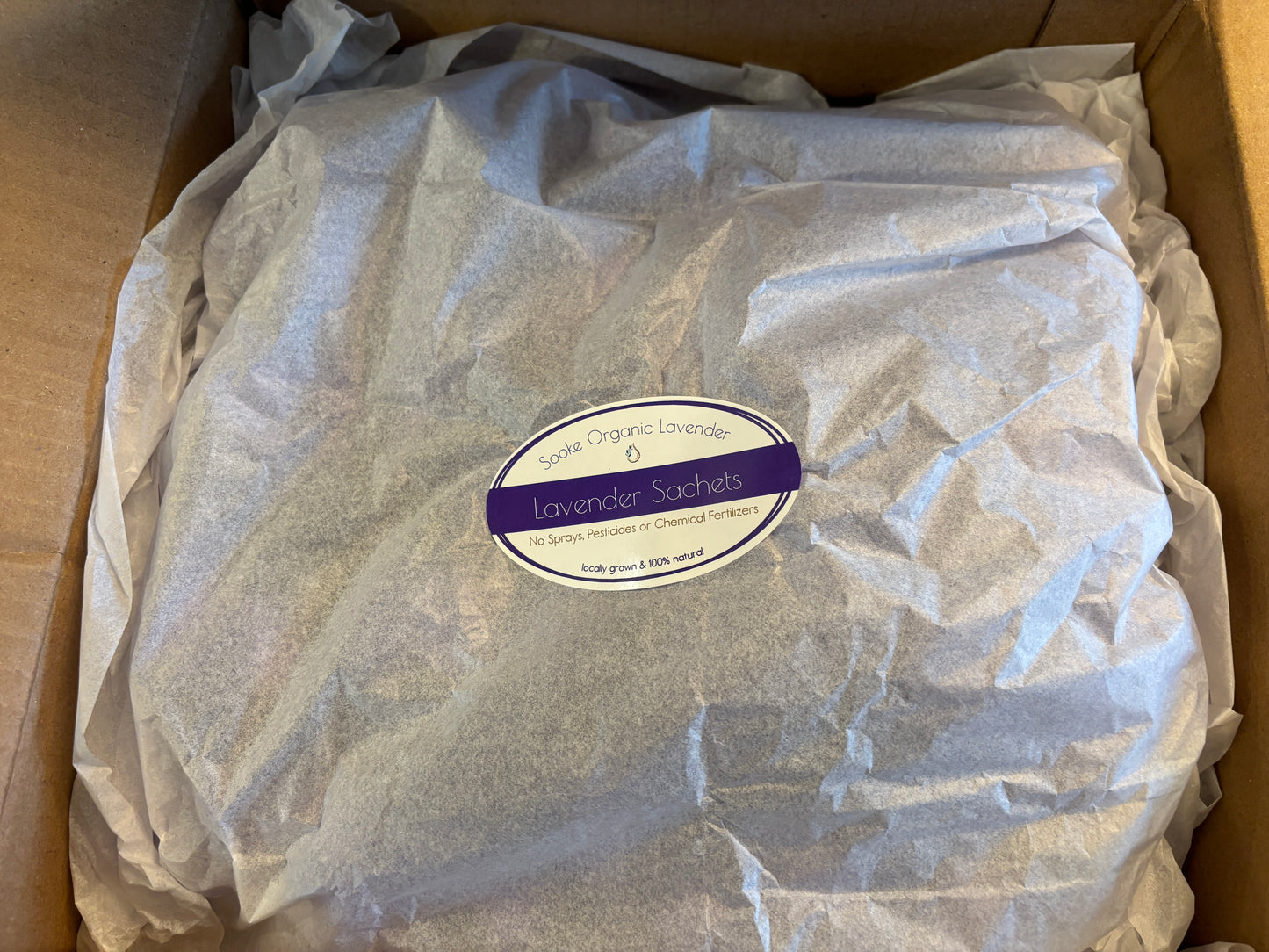 Wholesale Box of 100 small Lavender Sachets